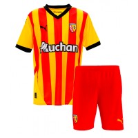 RC Lens Domáci Detský futbalový dres 2024-25 Krátky Rukáv (+ trenírky)